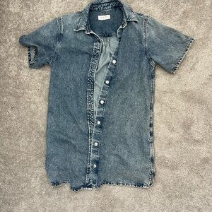 Rag & Bone Blue Denim Shirt